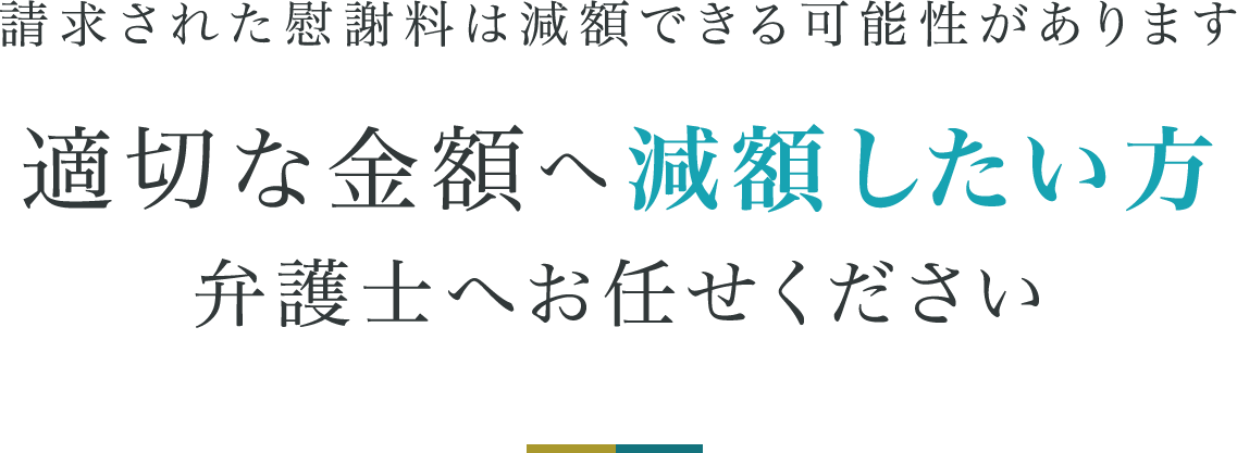 適切な金額へ減額したい方弁護士へお任せください