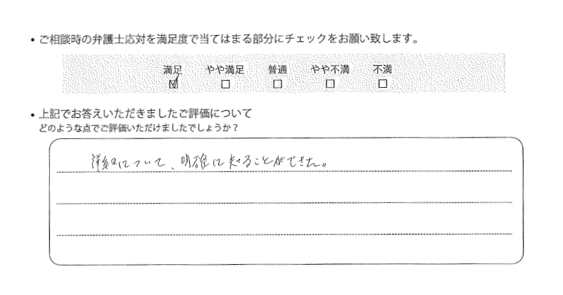 宇都宮法律事務所に離婚問題をご相談いただいたお客様の声