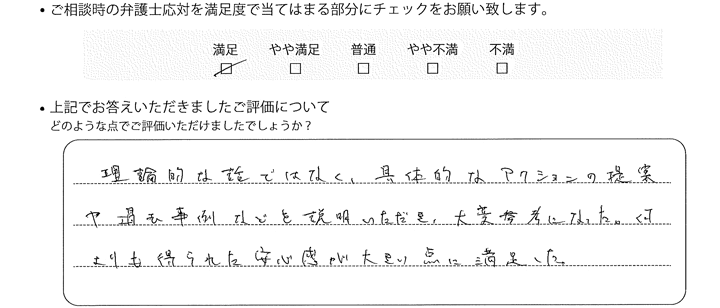 千葉法律事務所に離婚問題をご相談いただいたお客様の声