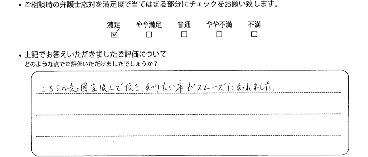 宇都宮法律事務所に離婚問題をご相談いただいたお客様の声