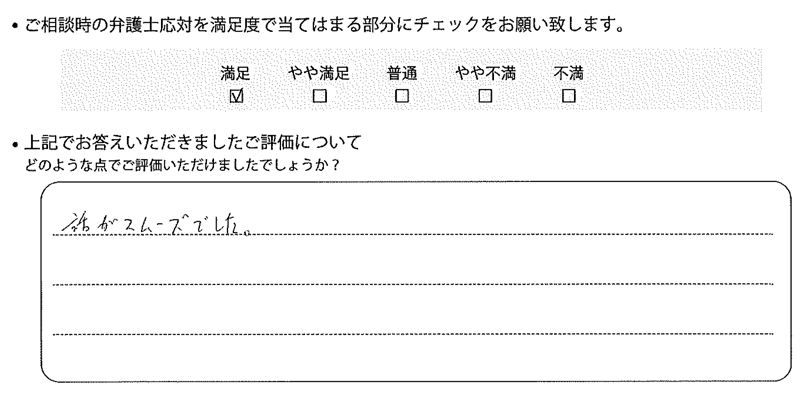 宇都宮法律事務所に離婚問題をご相談いただいたお客様の声