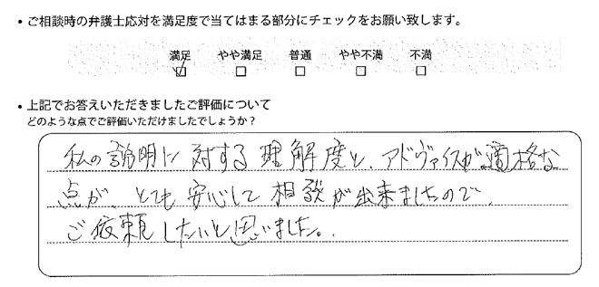 神戸法律事務所に離婚問題をご相談いただいたお客様の声