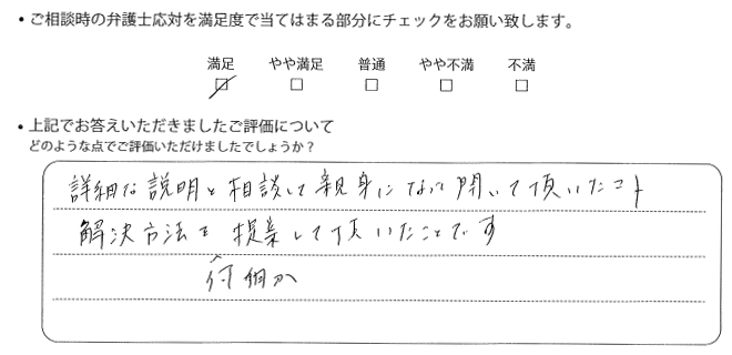 千葉法律事務所に離婚問題をご相談いただいたお客様の声