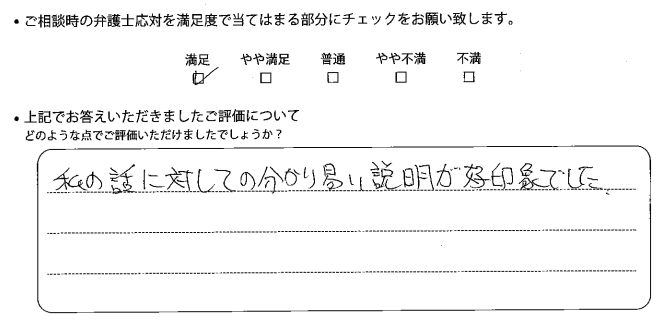 広島法律事務所に離婚問題をご相談いただいたお客様の声