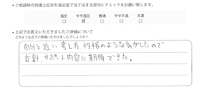 千葉法律事務所に離婚問題をご相談いただいたお客様の声