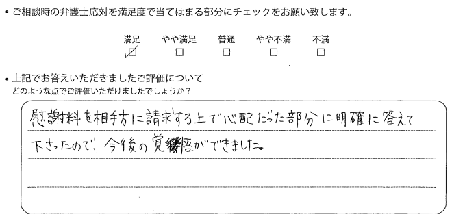 名古屋法律事務所に離婚問題をご相談いただいたお客様の声