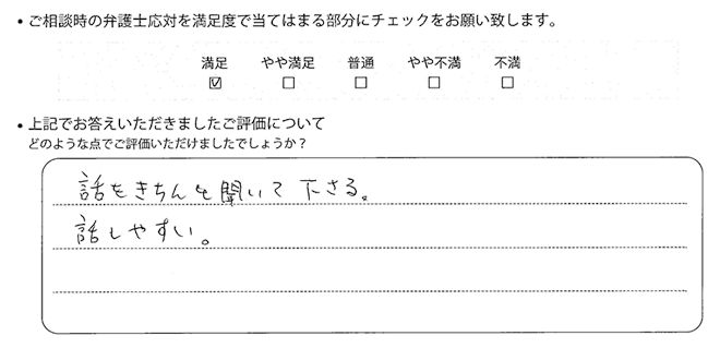 名古屋法律事務所に離婚問題をご相談いただいたお客様の声