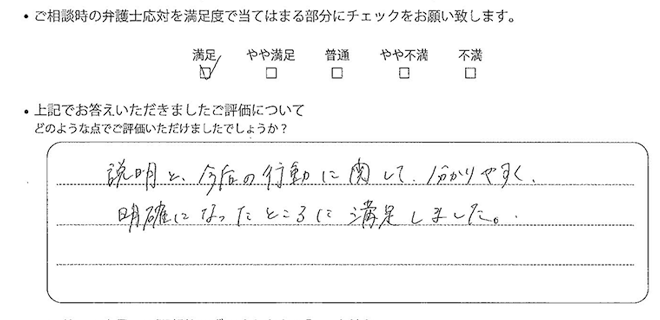 福岡法律事務所に離婚問題をご相談いただいたお客様の声