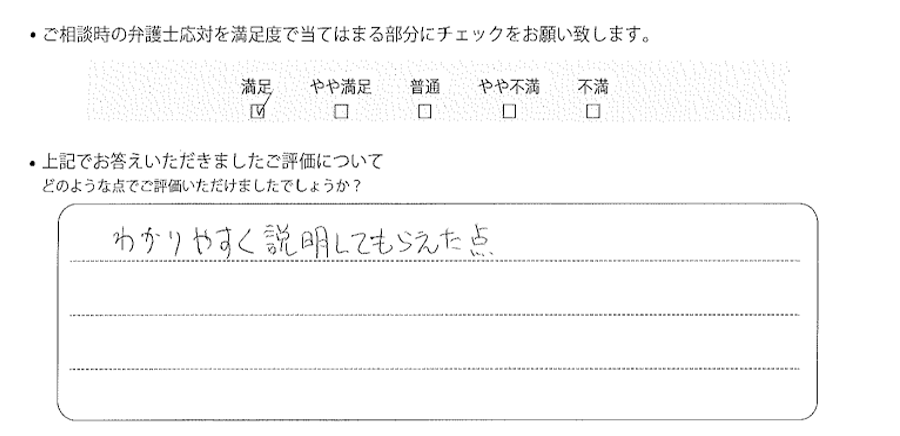 東京法律事務所に離婚問題をご相談いただいたお客様の声